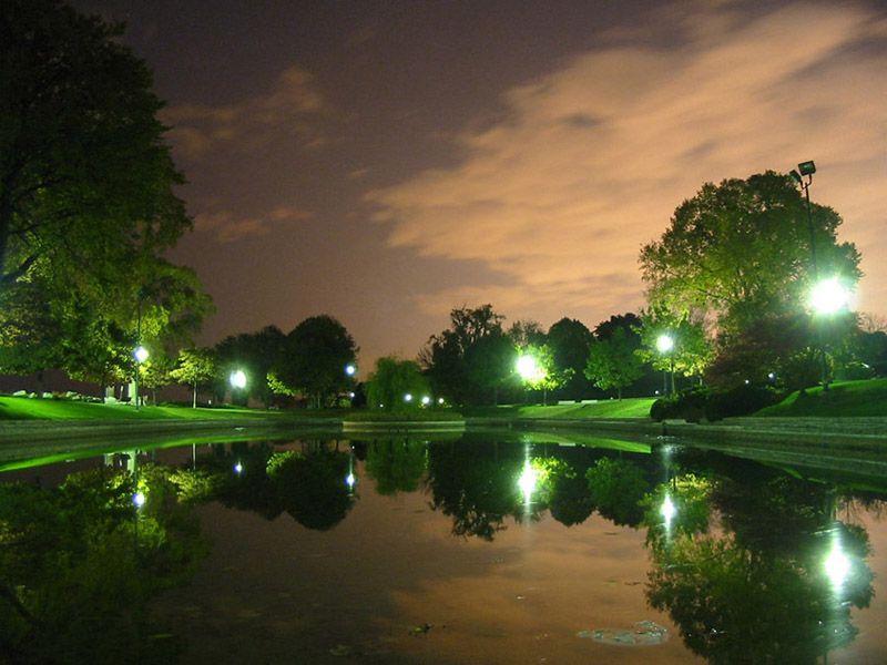 reflecting pond