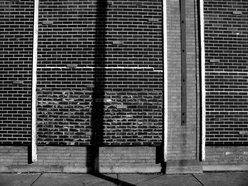 bricks and shadow