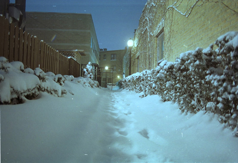 snow alley