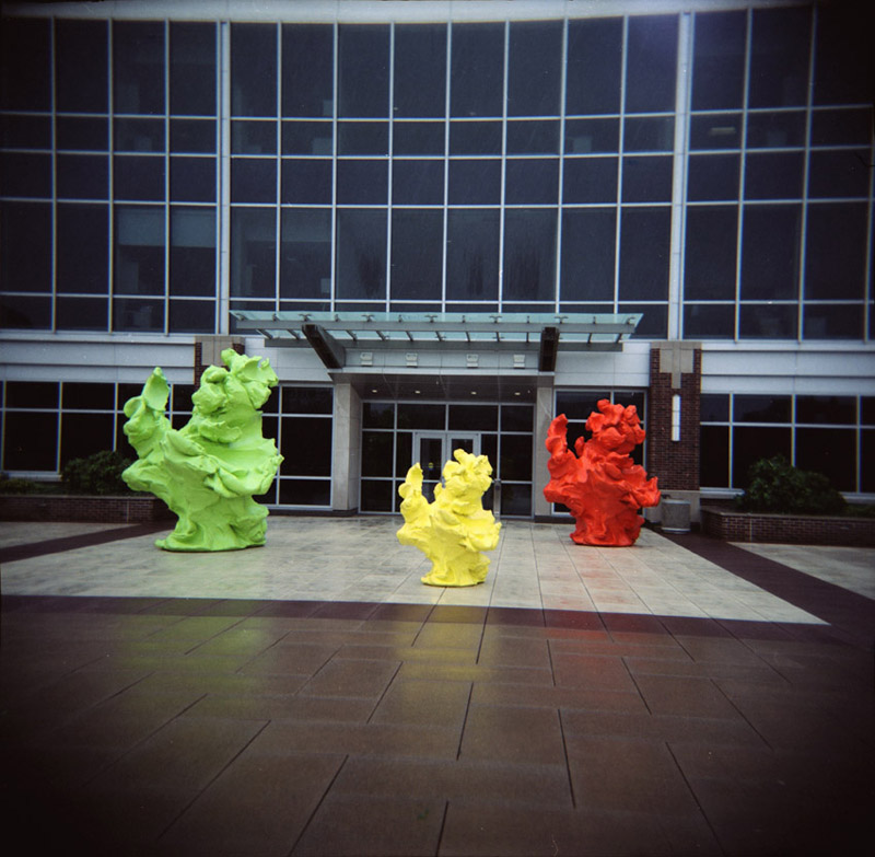colorful sculptures