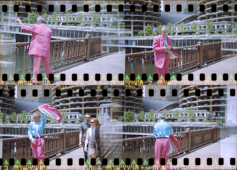 the pink suit comes off