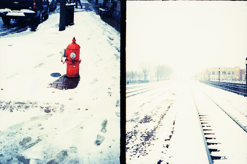 hydrant and tracks