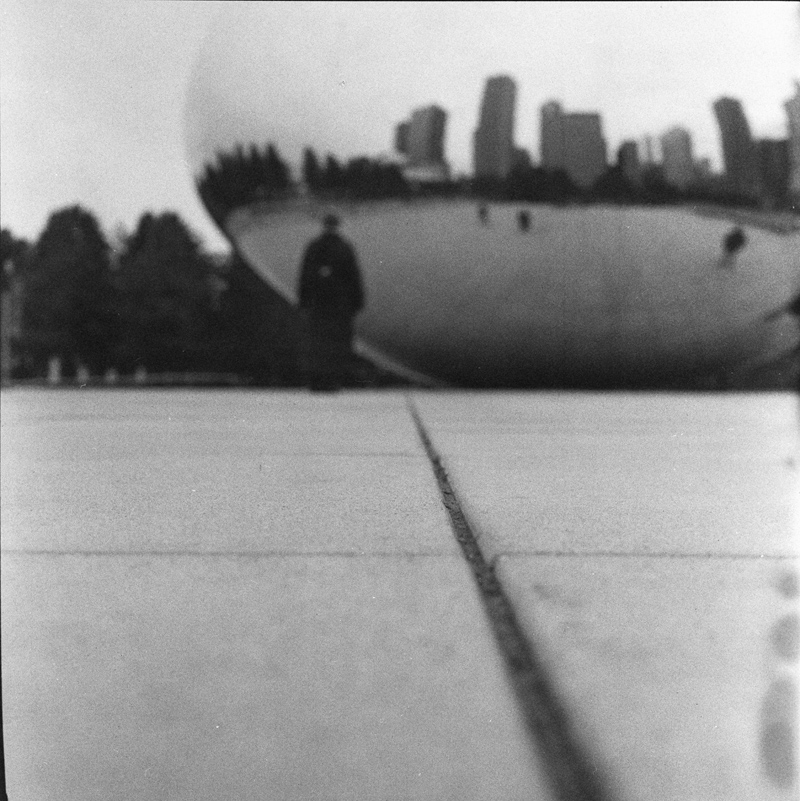 cloud gate out of focus