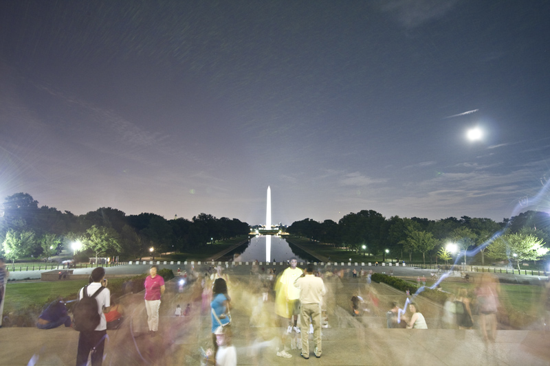 Washington Monument from Lincoln Memorial 1