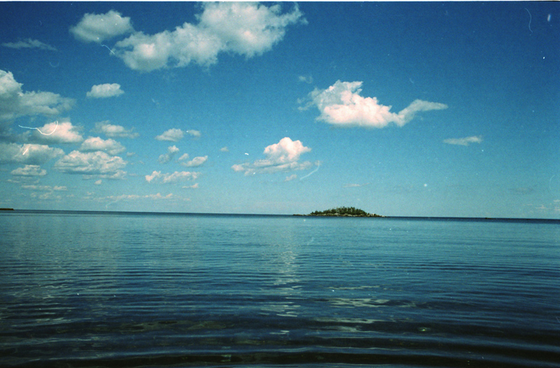 Island and Clouds