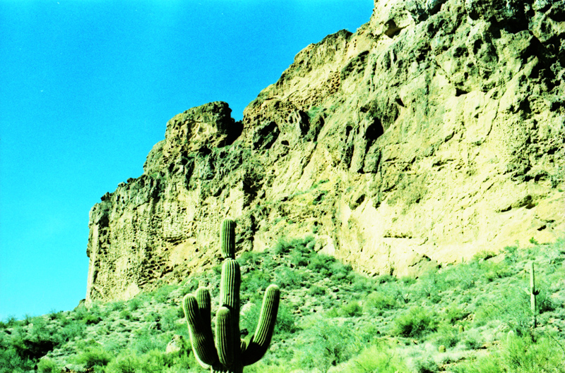 Cross-Processed Arizona Hiking 1