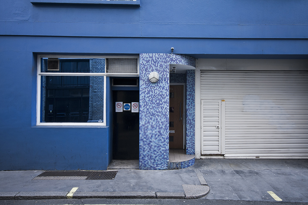 Blue Wall and Tile