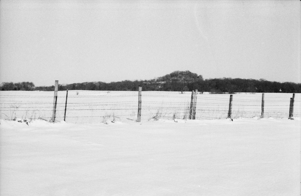 Fence in the Snow 2