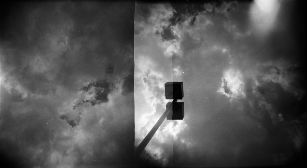 Clouds and Lightpole