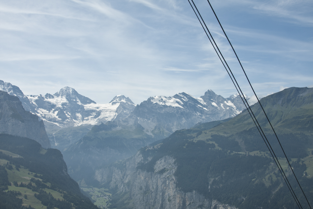 Gondola Wires and Mountains