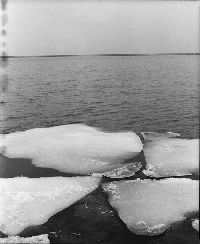 Ice Chunks in Lake Michigan