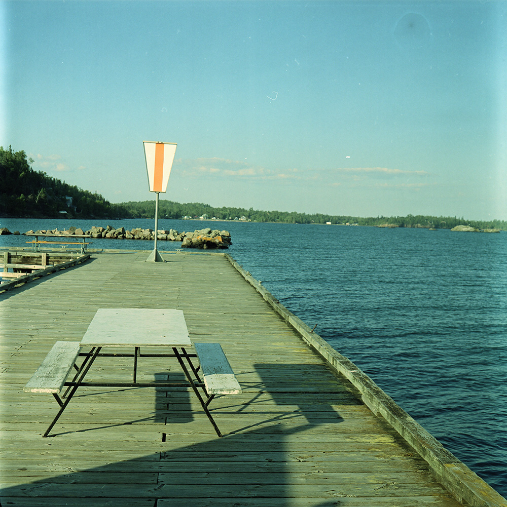 Picnic Table on a Dock