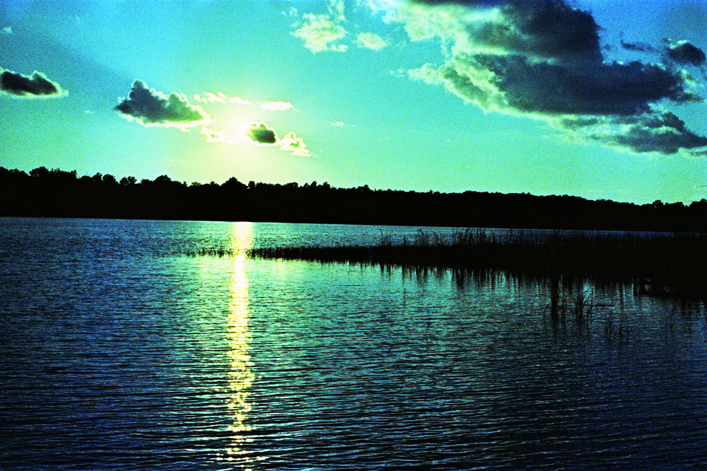 Sun Setting Across the Lake 1