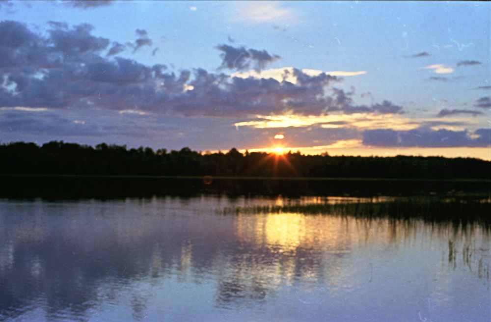 Sun Setting Across the Lake 4