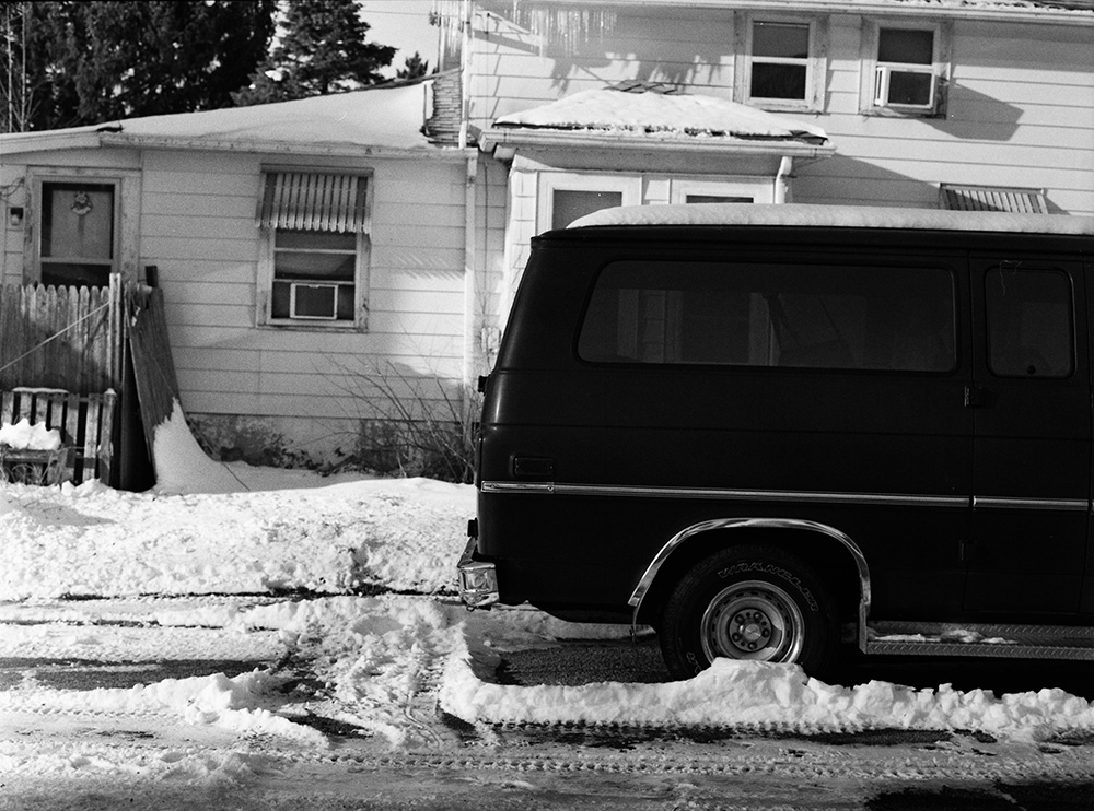 Van in Snow 1