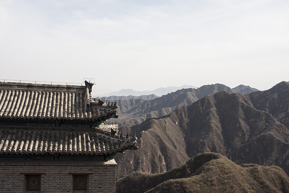 Great Wall Tower and Mountains 2