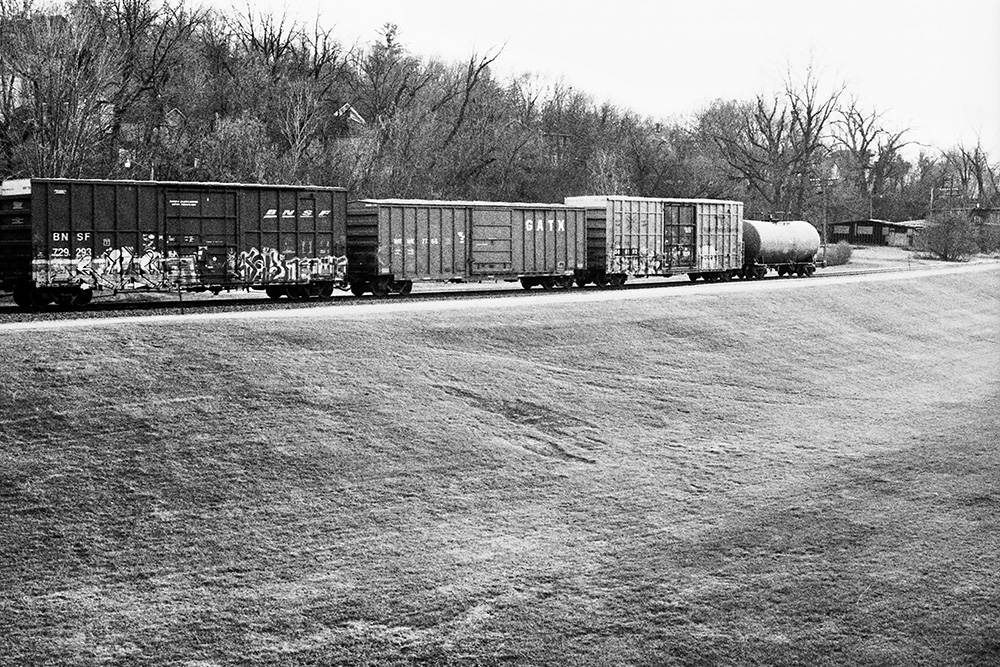Passing Freight Train
