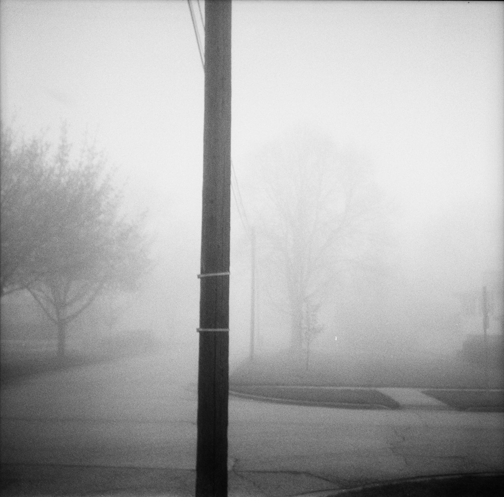 Foggy Neighborhood and Powerlines 2