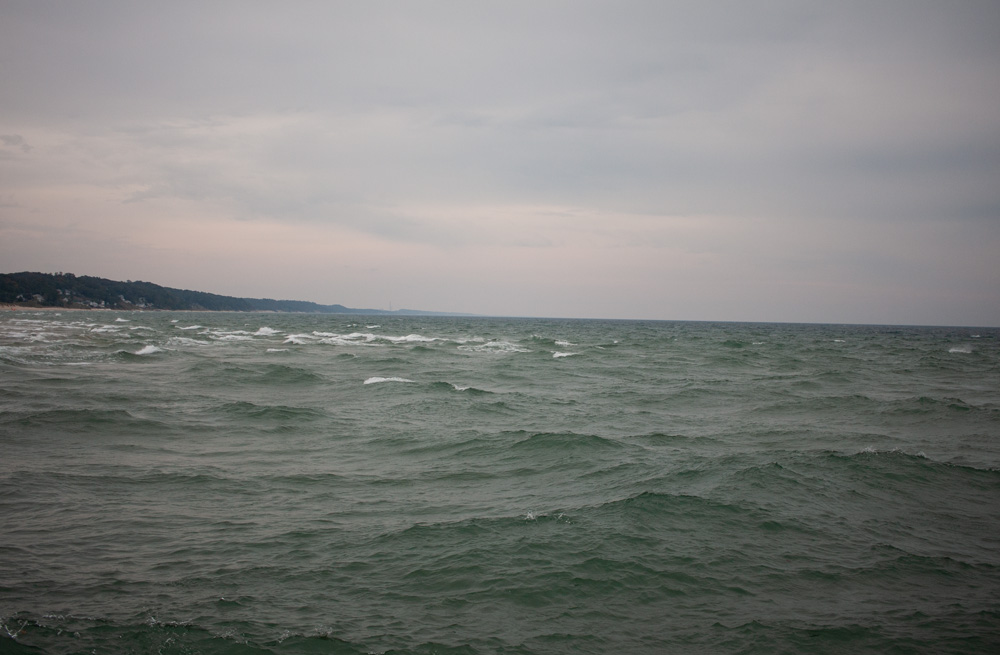 Choppy Lake Michigan 1