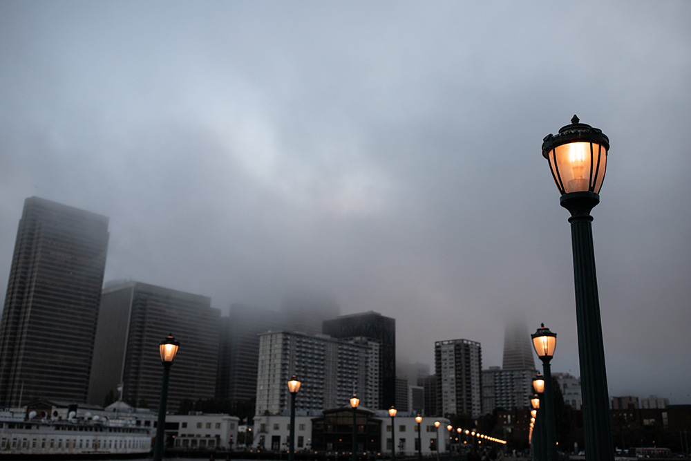 Pier Lamps and Fog